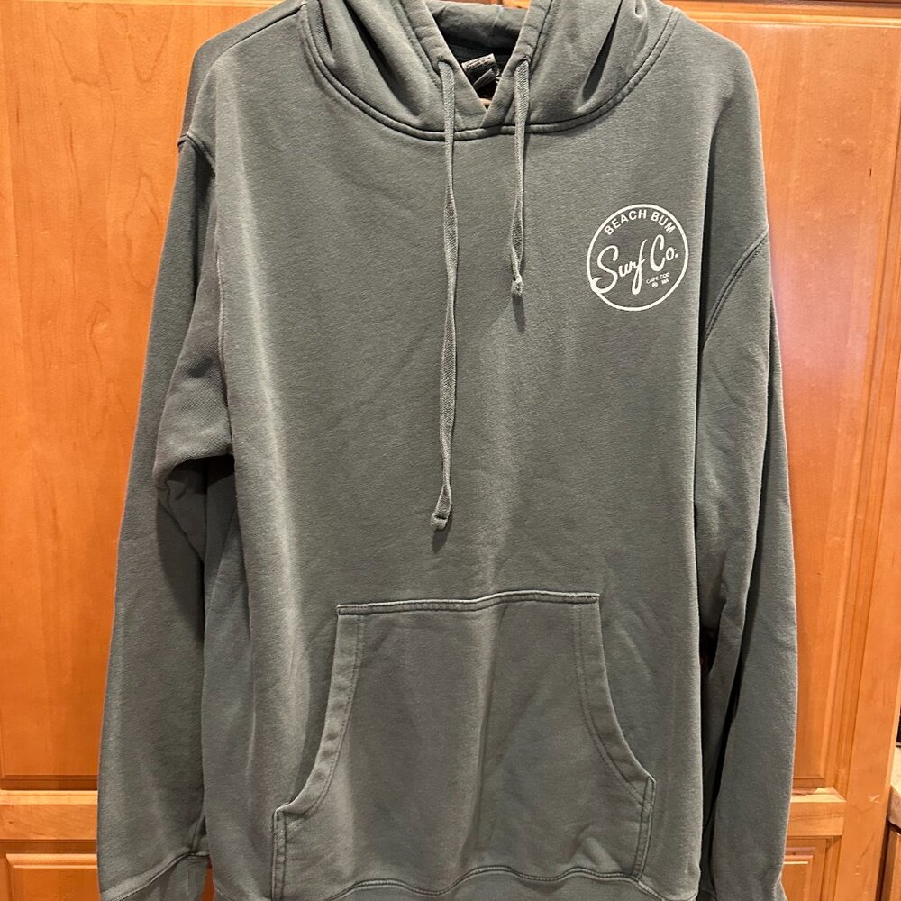 Beach Bum LG Green Hoodie